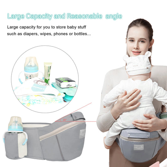 BabyComfort Pro® – Premium Ergonomic 6-in-1 Baby Carrier with Hip Seat